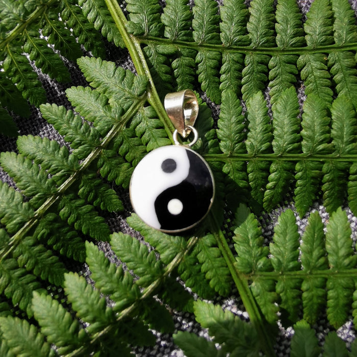 Silber-Anhänger Yin und Yang klein