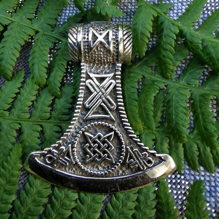 Silber-Anhänger Thors Hammer