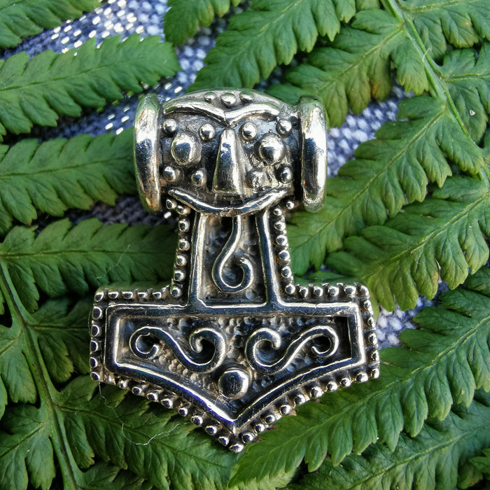 Silber-Anhänger Thors Hammer