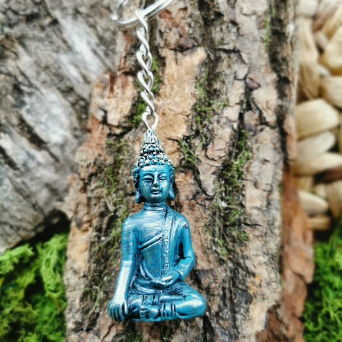 Schlüssel-Anhänger Buddha, sitzend