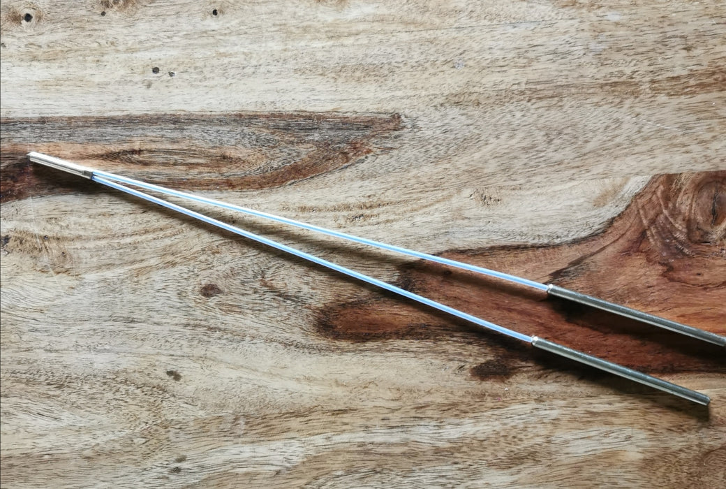 Wünschelrute mit Messinggriff, 40 cm